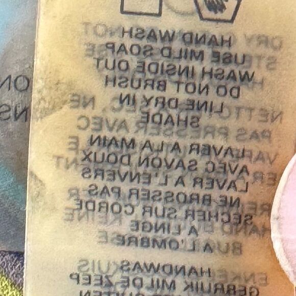 Robert Graham Womens Geometric Blouse Blue Green Button Down Sz M - Picture 8 of 9